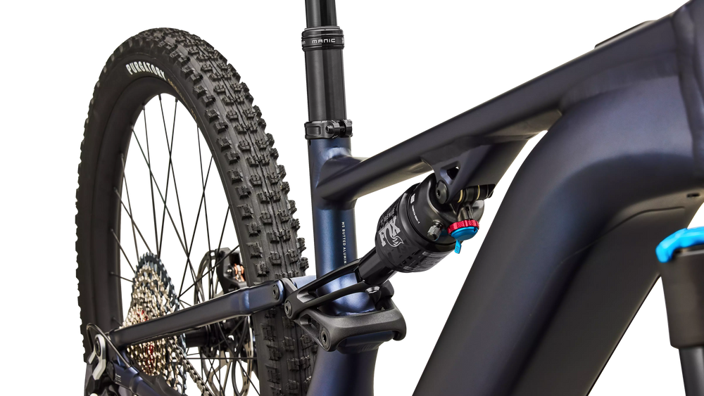2026 Specialized Turbo Levo R Comp Alloy Electric Mountain Bike in Satin Metallic Deep Marine