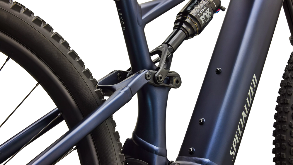 2026 Specialized Turbo Levo R Comp Alloy Electric Mountain Bike in Satin Metallic Deep Marine