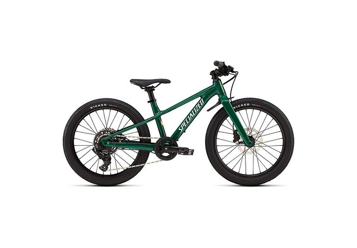2026 Specialized Riprock 20 Kids Bike in Gloss Pine Green
