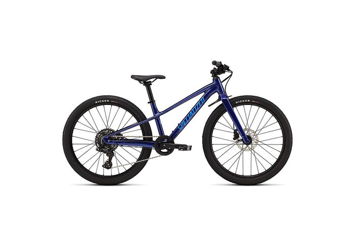 2026 Specialized Riprock 24 Kids Bike in Gloss Majesty Blue Metallic