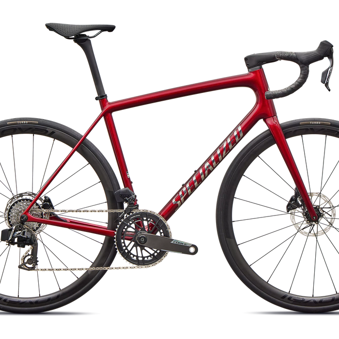 2026 Specialized Aethos 2 Pro SRAM Force AXS Carbon Road Bike in Gloss Red