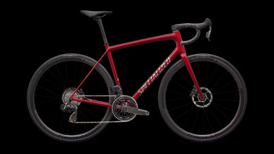 2026 Specialized Aethos 2 Pro SRAM Force AXS Carbon Road Bike in Gloss Red