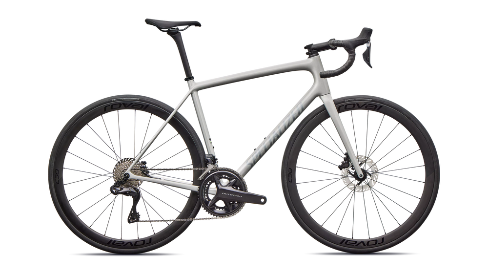 2026 Specialized Aethos 2 Expert Shimano Ultegra Di2 Carbon Road Bike in Gloss Dolomite Metallic