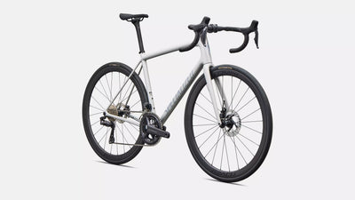 2027 Specialized Aethos 2 Expert Ultegra Di2 Road Bike in Silver