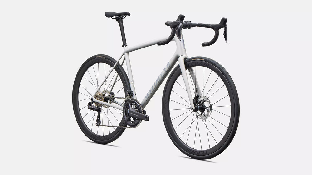 2027 Specialized Aethos 2 Expert Ultegra Di2 Road Bike in Silver