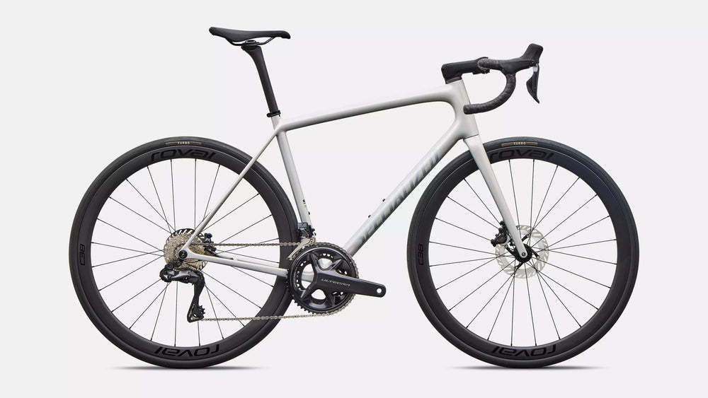 2027 Specialized Aethos 2 Expert Ultegra Di2 Road Bike in Silver