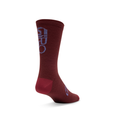 2026 GIRO Seasonal Merino Unisex Cycling Socks in Dark Brown