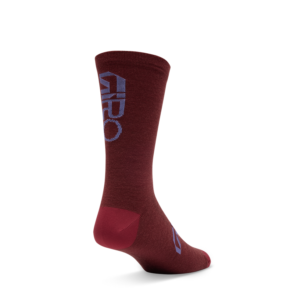 2026 GIRO Seasonal Merino Unisex Cycling Socks in Dark Brown
