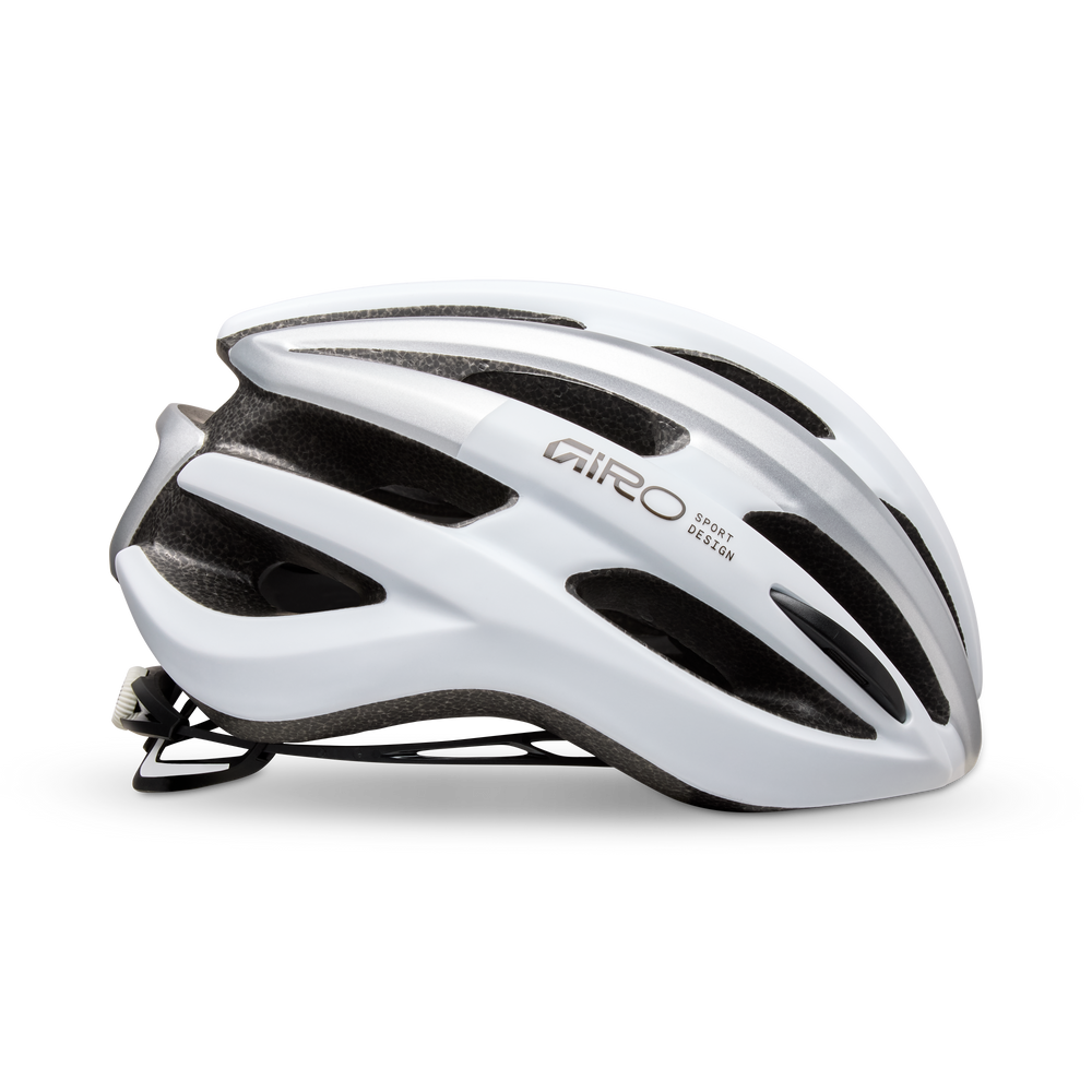 2026 GIRO Foray Unisex Road Cycling Helmet in White/Silver-image-3