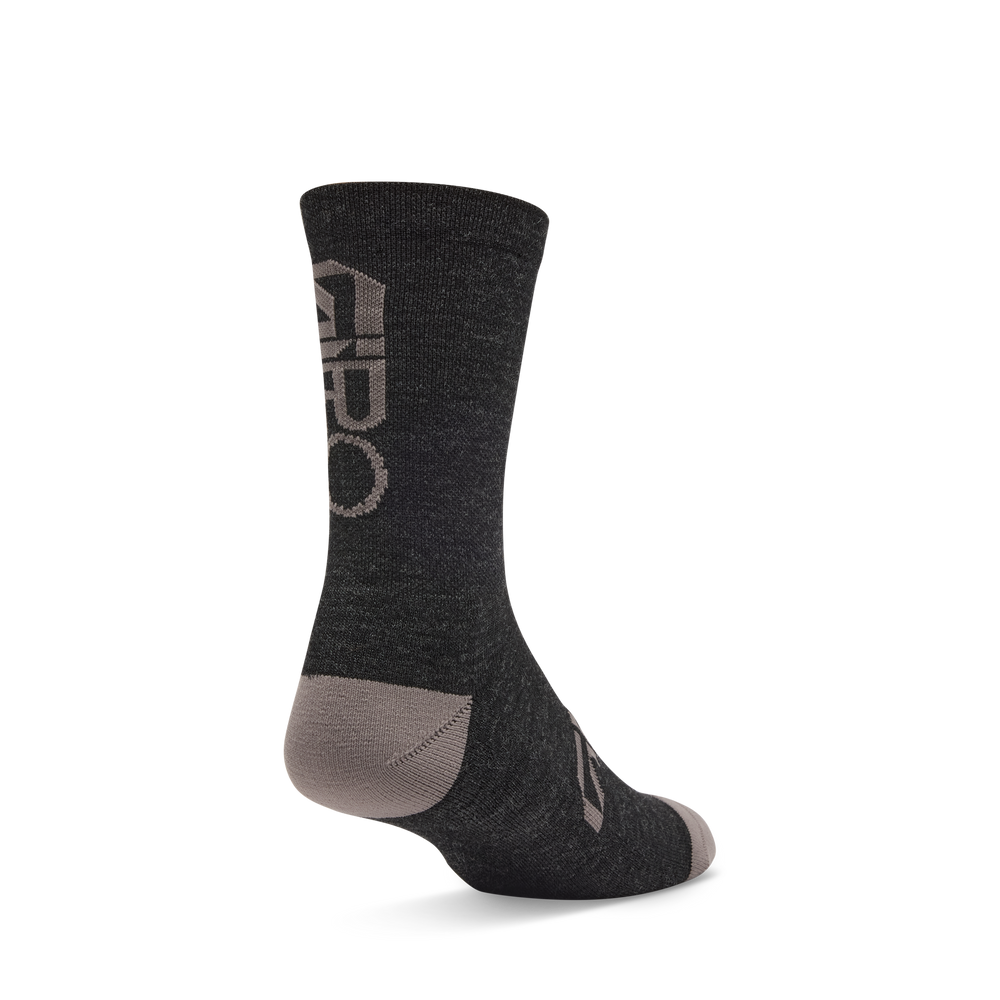 2026 GIRO Winter Merino Wool Unisex Cycling Socks in Dark Grey