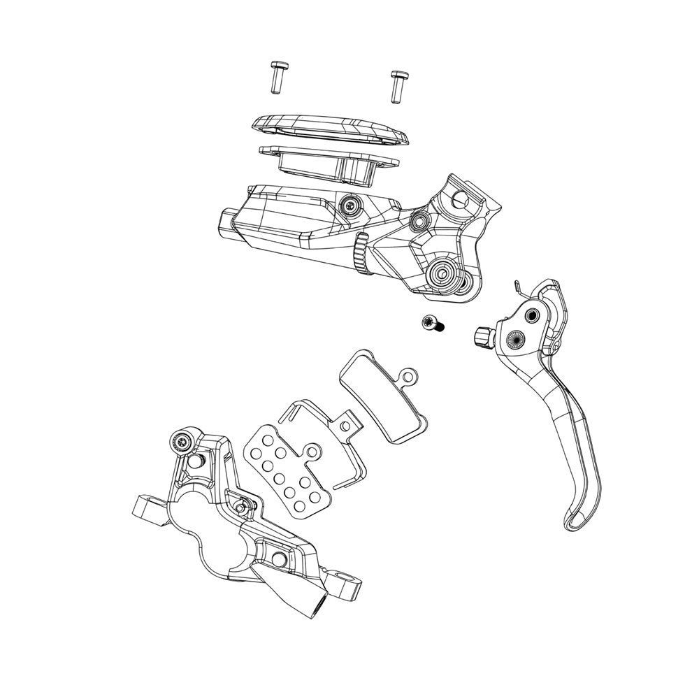 SRAM Avid Spare - Disc Brake Spare Parts Caliper 05-07 Juicy Pressure Foot Kit, Qty 1