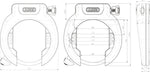 ABUS Pro Amparo 4750 XL R Frame Lock