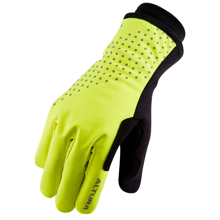 Altura Nightvision Unisex Waterproof Insulated Cycling Gloves 2021: YELLOW L