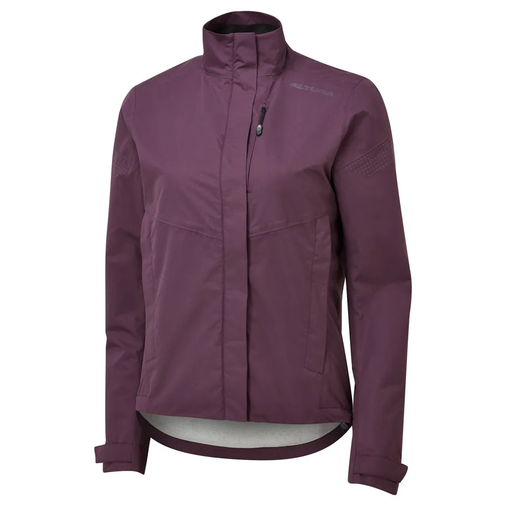 Altura Women's Nevis Nightvision Cycling Jacket in Purple