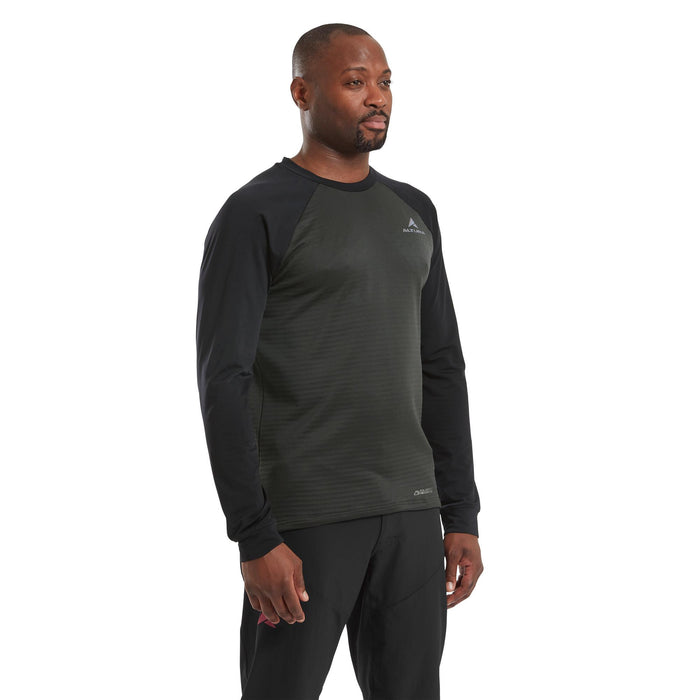 Altura Esker Polartec ong Sleeve Jersey in Black/ Black