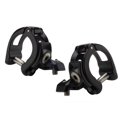SRAM Disc Brake Spare Matchmaker X MMX Clamp, Single Left, Black, Titanium Bolts (Compatible With SRAM MMX Clamp-Compatible Shifters) - Maven, DB8, Guide/G2, Level,
