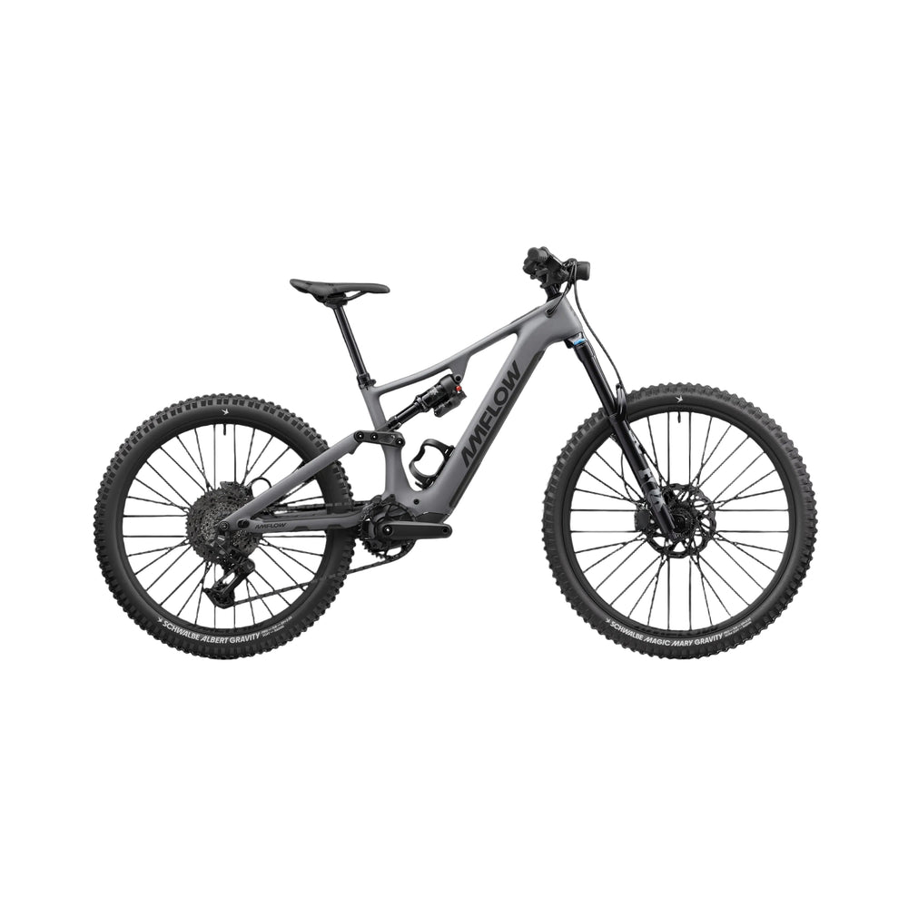 Amflow PR Carbon Pro Full Suspension Electric Mountain Bike | 800Wh - Basalt Grey