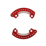 Hope 1/4 Bash Plate 104mm Red - Pair