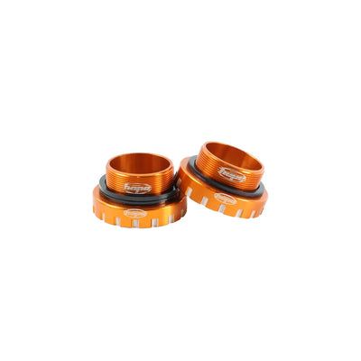 Hope 30mm Threaded Stainless Steel Bottom Bracket in Orange