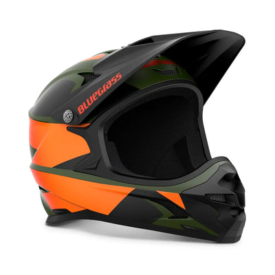Bluegrass Intox Full Face Mountain Bike Helmet in Green Gradient