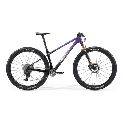 2025 Merida Big Nine 10K Hardtail Mountain Bike In Purple/Black, side view