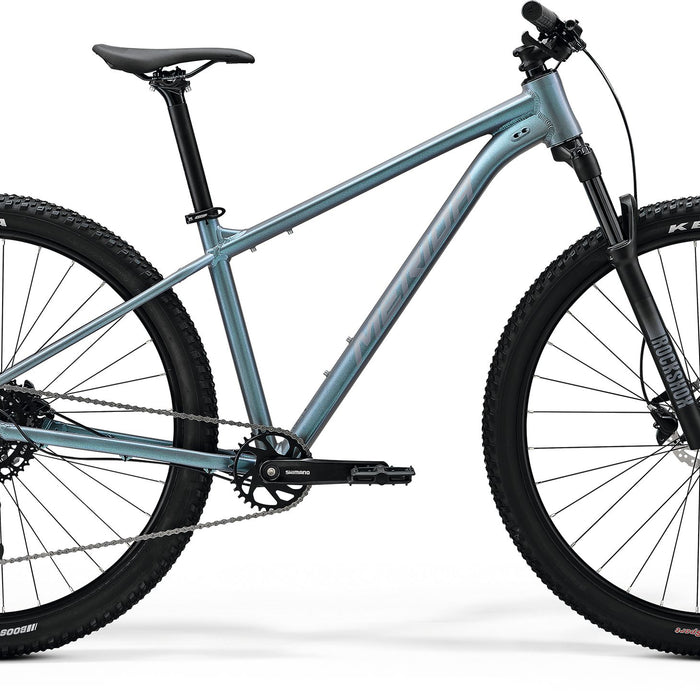 2026 Merida Big Nine 80 Hardtail Mountain Bike in Silk Transparent Blue