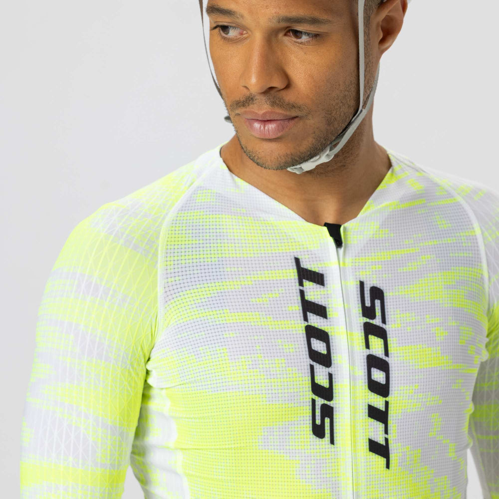 SCOTT RC Ultd Aero Short-sleeve Men's Jersey in White, view 7