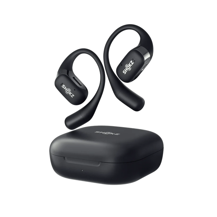 Shokz OPENFIT 2 Wireless Bone Conducting Headphones in Black