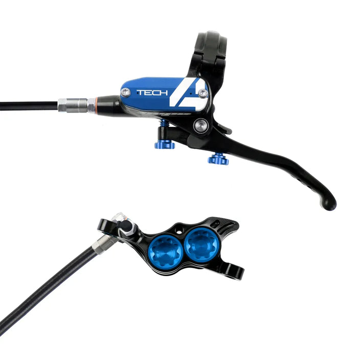 Hope Tech 4 E4 Left Hand Brake in Blue - No Rotor
