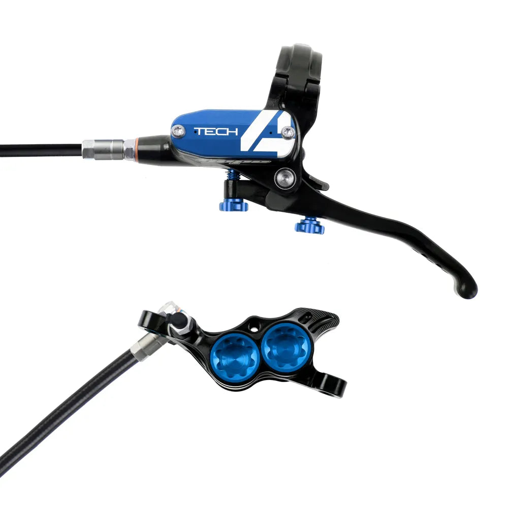 Hope Tech 4 E4 Left Hand Brake in Blue - No Rotor