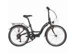 Dahon Briza D8 folding bike in Obsidian, side view