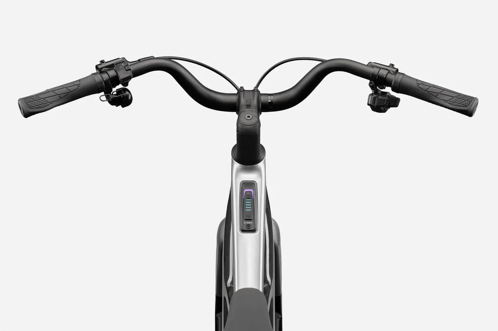 2027 Cannondale Flying V 1 Electric Hybrid Bike in Silver-image-3