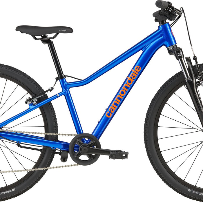 2026 Cannondale Kids Trail 24 Kids Bike in Sonic Blue, side view