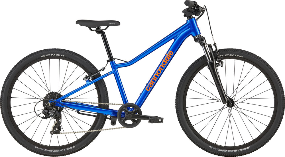 2026 Cannondale Kids Trail 24 Kids Bike in Sonic Blue, side view