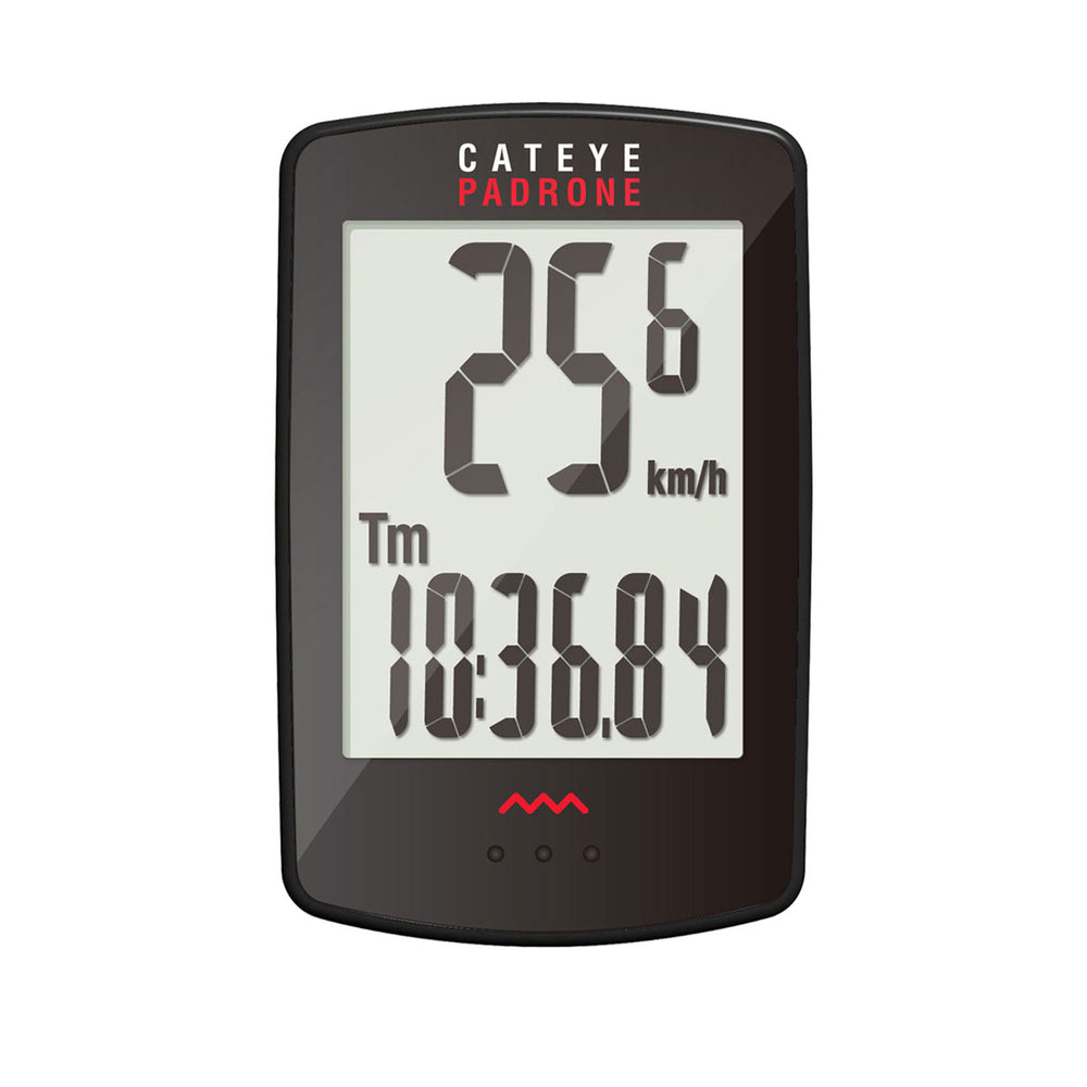 Cateye Padrone Wireless Cycle Computer BLACK size