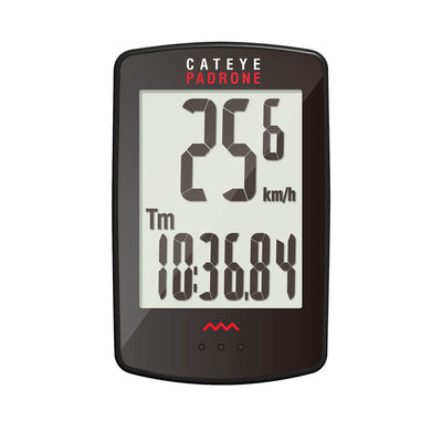 Cateye Padrone Wireless Cycle Computer BLACK size