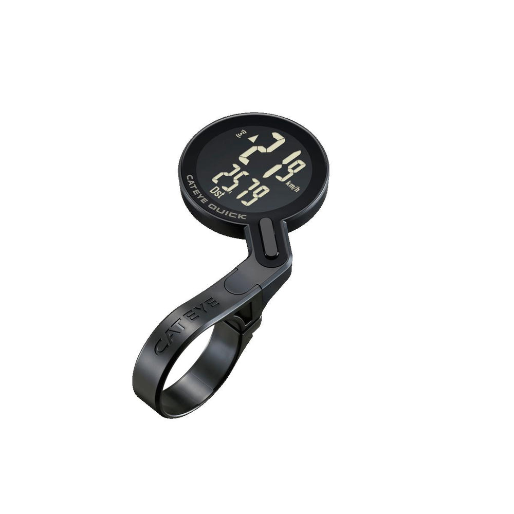 Cateye Quick Wireless Cycle Computer: BLACK size