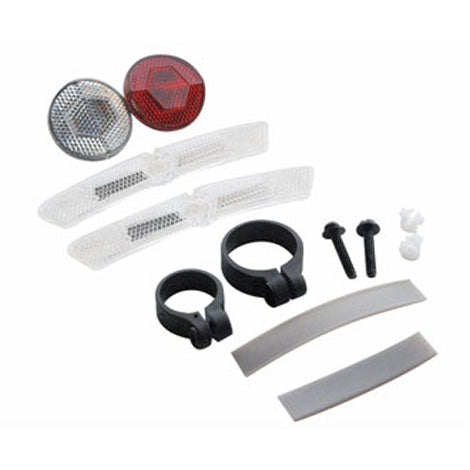 Cateye Bicycle Front & Rear Wheel Reflector Set