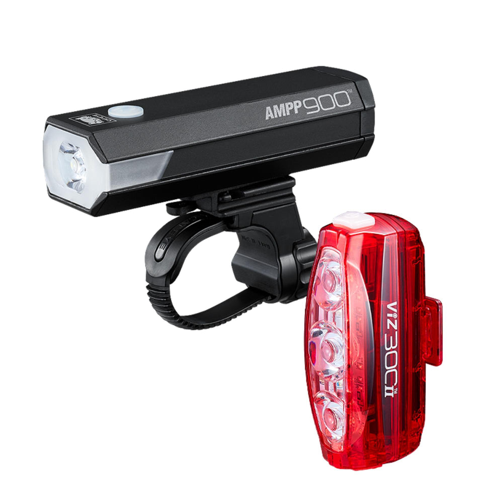 Cateye AMPP 900/Viz300 II Bike Light Set