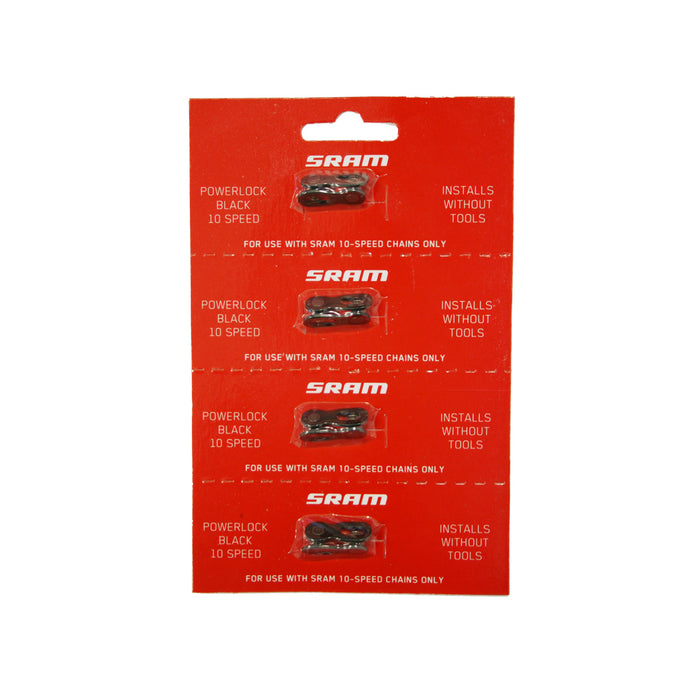 Sram Powerlock Black (4pcs): 10 speed