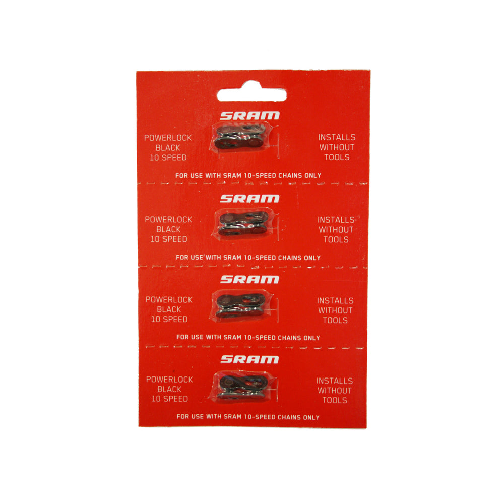 Sram Powerlock Black (4pcs): 10 speed