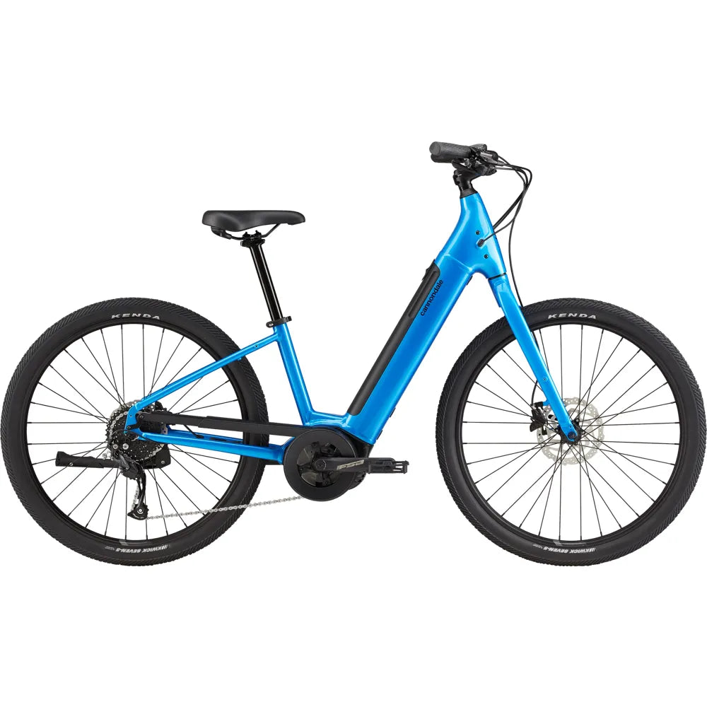 Cannondale Adventure Neo 4 Bosch Electric Step-Thru Hyrbid Bike Blue