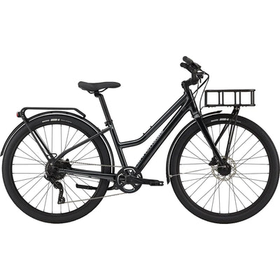 2022 Cannondale Treadwell EQ DLX Remixte Hybrid Bike in Black Magic