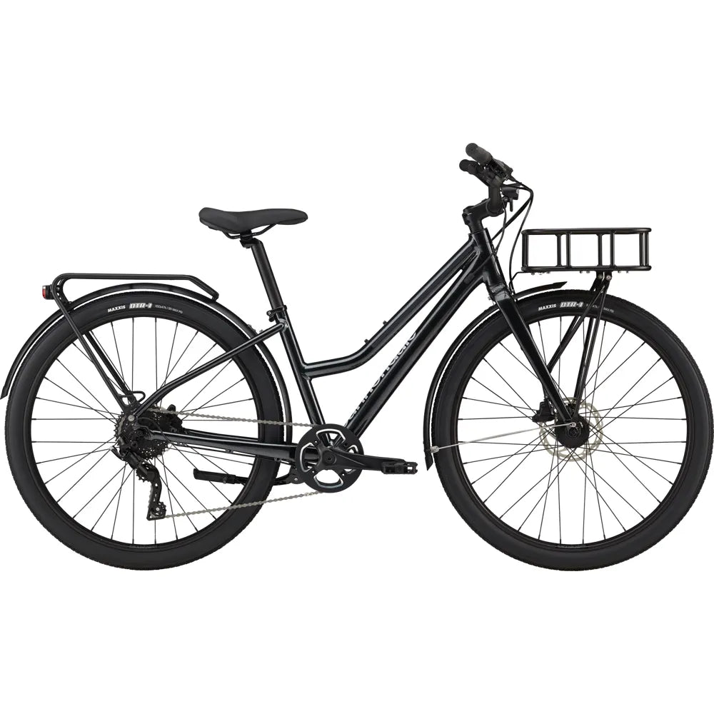 2022 Cannondale Treadwell EQ DLX Remixte Hybrid Bike in Black Magic