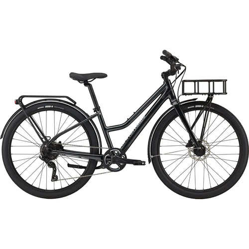 2022 Cannondale Treadwell EQ DLX Remixte Hybrid Bike in Black Magic