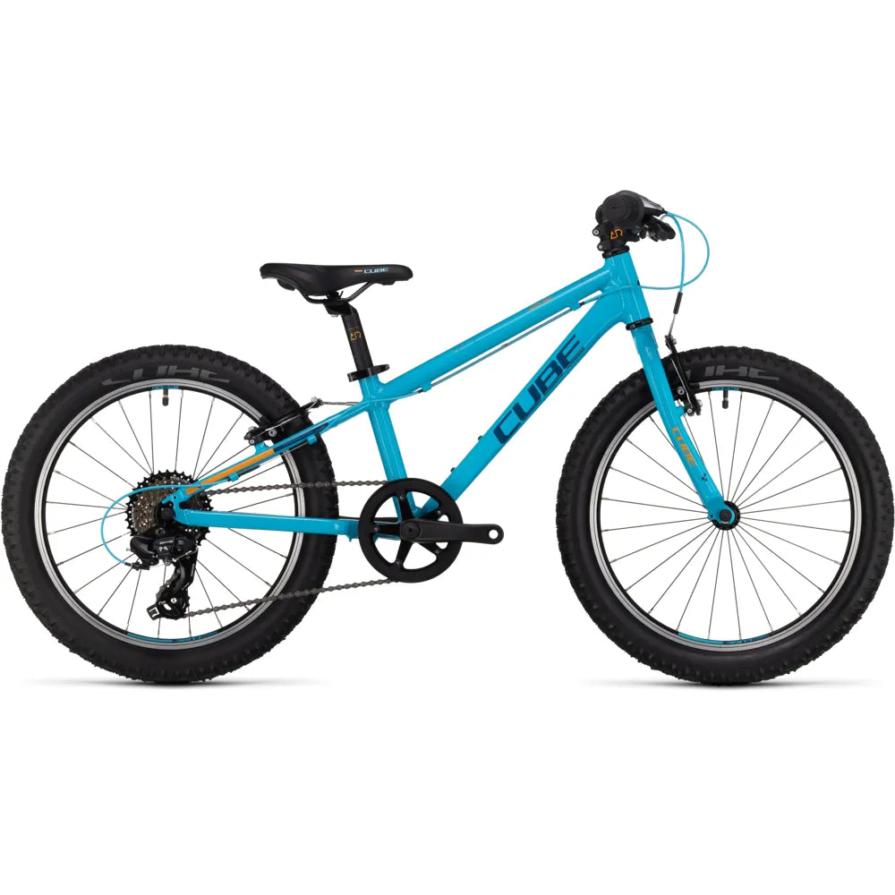 2023 Cube Acid 200 20 Inch Kids Bike in Blue and Orange