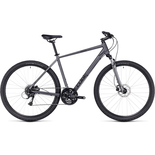 2023 Cube Nature Trekking Hybrid Bike in Graphite and Black