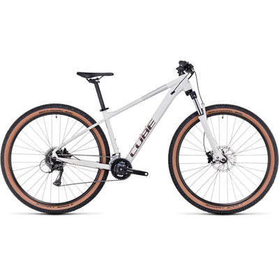 2023 Cube Access WS EXC Women's Mountain Bike in Light Grey and Rose