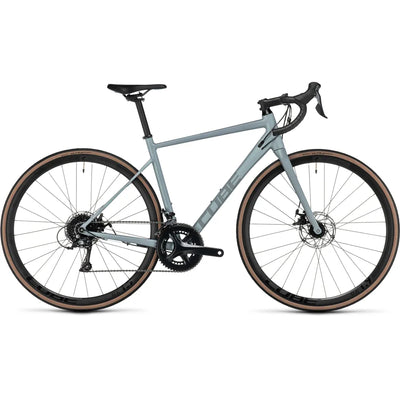 2023 Cube Axial WS Pro Women's Alloy Road Bike in Grey Sage and Mint