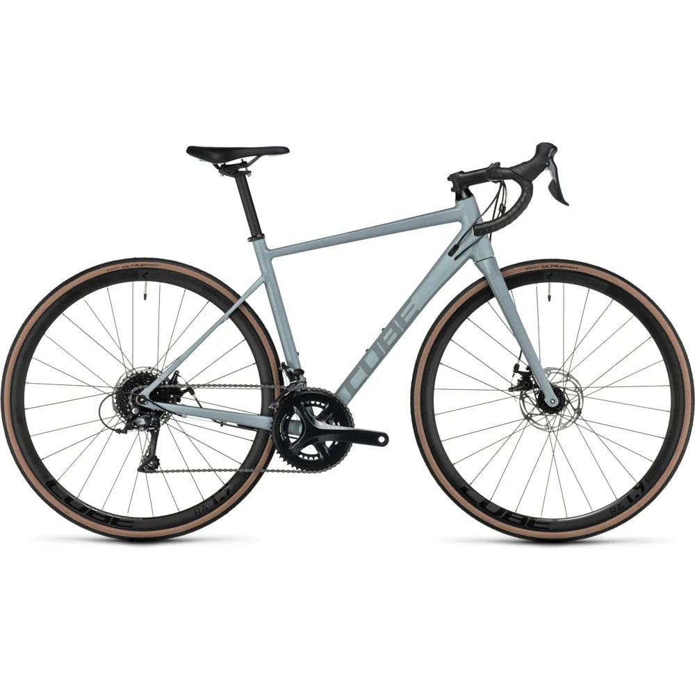 2023 Cube Axial WS Pro Women's Alloy Road Bike in Grey Sage and Mint